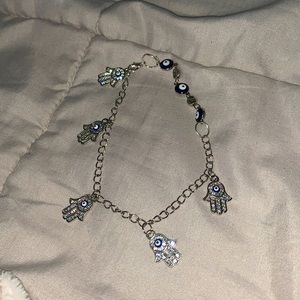 evil eye anklet